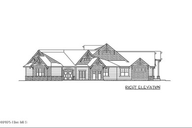 This luxury custom home will be built on TWO lots in Forest on Forest Creek Golf Club  in North Carolina - for sale on GolfHomes.com, golf home, golf lot