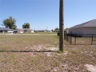 This lot has CITY Water and Sewer with a great greenbelt behind on Burnt Store Golf Club in Florida - for sale on GolfHomes.com, golf home, golf lot