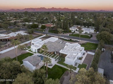 Situated on a scenic and sprawling 42,838 sqft lot in one of the on Camelback Golf Club in Arizona - for sale on GolfHomes.com, golf home, golf lot