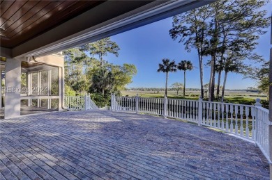 Best views of golf, marsh, and creek from this luxury well-built on Long Cove Club in South Carolina - for sale on GolfHomes.com, golf home, golf lot