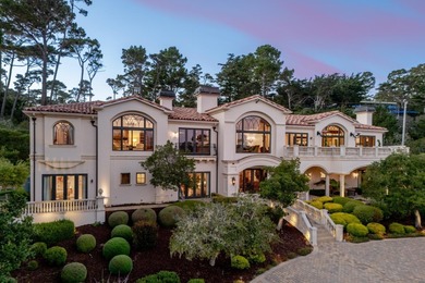 Perched on a gated one-acre parcel near The Lodge at Pebble on Poppy Hills Golf Course in California - for sale on GolfHomes.com, golf home, golf lot