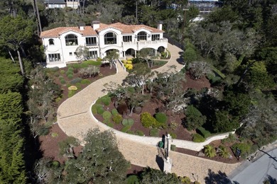 Perched on a gated one-acre parcel near The Lodge at Pebble on Poppy Hills Golf Course in California - for sale on GolfHomes.com, golf home, golf lot