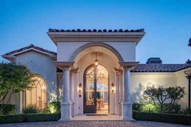 Perched on a gated one-acre parcel near The Lodge at Pebble on Poppy Hills Golf Course in California - for sale on GolfHomes.com, golf home, golf lot