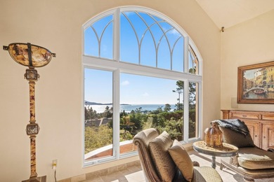 Perched on a gated one-acre parcel near The Lodge at Pebble on Poppy Hills Golf Course in California - for sale on GolfHomes.com, golf home, golf lot