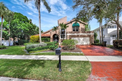 Charming, rarely available two-story lake view home in  Andover on Delaire Golf and Country Club in Florida - for sale on GolfHomes.com, golf home, golf lot