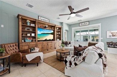 Every day is a vacation in this custom CBS 4 bedroom, 4.5 bath on The Cape Club of Palm City in Florida - for sale on GolfHomes.com, golf home, golf lot