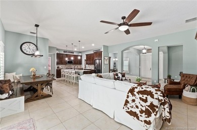 Every day is a vacation in this custom CBS 4 bedroom, 4.5 bath on The Cape Club of Palm City in Florida - for sale on GolfHomes.com, golf home, golf lot