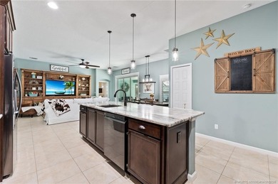 Every day is a vacation in this custom CBS 4 bedroom, 4.5 bath on The Cape Club of Palm City in Florida - for sale on GolfHomes.com, golf home, golf lot