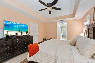 Every day is a vacation in this custom CBS 4 bedroom, 4.5 bath on The Cape Club of Palm City in Florida - for sale on GolfHomes.com, golf home, golf lot