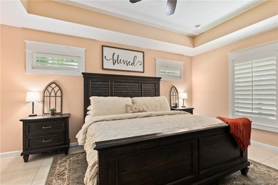 Every day is a vacation in this custom CBS 4 bedroom, 4.5 bath on The Cape Club of Palm City in Florida - for sale on GolfHomes.com, golf home, golf lot