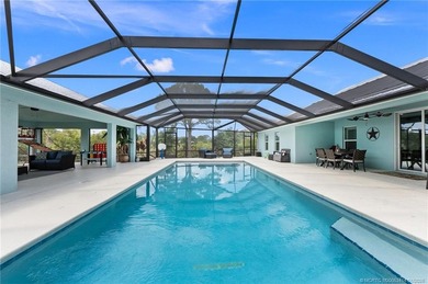 Every day is a vacation in this custom CBS 4 bedroom, 4.5 bath on The Cape Club of Palm City in Florida - for sale on GolfHomes.com, golf home, golf lot