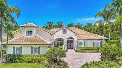 Elevated elegance meets exceptional design in this estate on The Legacy Club At Alaqua Lakes in Florida - for sale on GolfHomes.com, golf home, golf lot