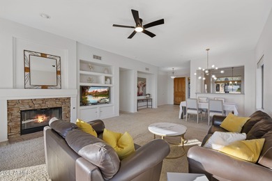 Move-in ready single level home with NO STEPS at The Overlook at on Sanctuary Golf Course At WestWorld in Arizona - for sale on GolfHomes.com, golf home, golf lot