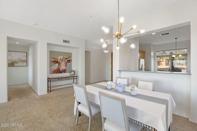 Move-in ready single level home with NO STEPS at The Overlook at on Sanctuary Golf Course At WestWorld in Arizona - for sale on GolfHomes.com, golf home, golf lot