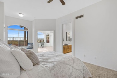 Move-in ready single level home with NO STEPS at The Overlook at on Sanctuary Golf Course At WestWorld in Arizona - for sale on GolfHomes.com, golf home, golf lot