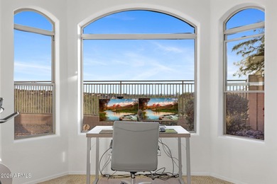 Move-in ready single level home with NO STEPS at The Overlook at on Sanctuary Golf Course At WestWorld in Arizona - for sale on GolfHomes.com, golf home, golf lot