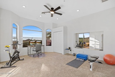 Move-in ready single level home with NO STEPS at The Overlook at on Sanctuary Golf Course At WestWorld in Arizona - for sale on GolfHomes.com, golf home, golf lot