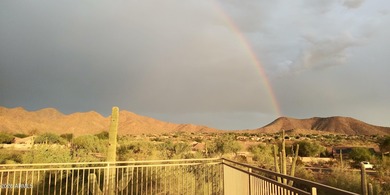 Move-in ready single level home with NO STEPS at The Overlook at on Sanctuary Golf Course At WestWorld in Arizona - for sale on GolfHomes.com, golf home, golf lot