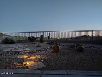 Move-in ready single level home with NO STEPS at The Overlook at on Sanctuary Golf Course At WestWorld in Arizona - for sale on GolfHomes.com, golf home, golf lot