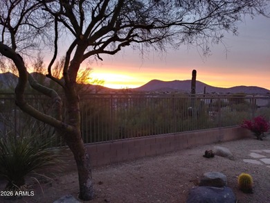 Move-in ready single level home with NO STEPS at The Overlook at on Sanctuary Golf Course At WestWorld in Arizona - for sale on GolfHomes.com, golf home, golf lot