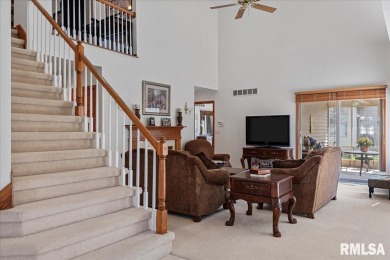 This absolute GEM of a home is located in the desirable Panther on Panther Creek Country Club in Illinois - for sale on GolfHomes.com, golf home, golf lot