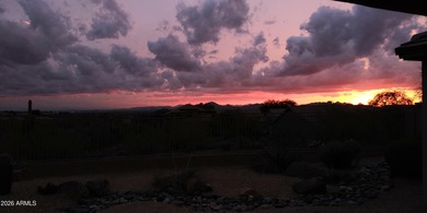 Move-in ready single level home with NO STEPS at The Overlook at on Sanctuary Golf Course At WestWorld in Arizona - for sale on GolfHomes.com, golf home, golf lot