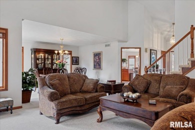 This absolute GEM of a home is located in the desirable Panther on Panther Creek Country Club in Illinois - for sale on GolfHomes.com, golf home, golf lot
