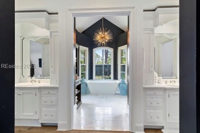 Nestled within the only walled and gated property in the on Belfair Golf Club in South Carolina - for sale on GolfHomes.com, golf home, golf lot