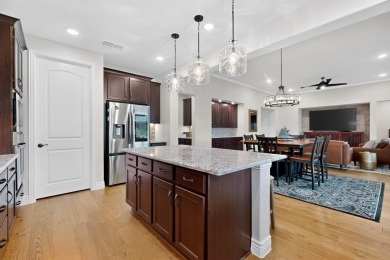 Better than new Belmont model with thoughtful upgrades and on Wildhorse Golf Club of Robson Ranch in Texas - for sale on GolfHomes.com, golf home, golf lot