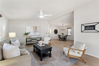 A clean, bright, and inviting manufactured home offering on Lakes of Lady Lake Golf Course in Florida - for sale on GolfHomes.com, golf home, golf lot