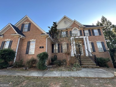 This solid 4-sided brick home is on the 14th hole of the fairway on Canongate On White Oak Golf Course in Georgia - for sale on GolfHomes.com, golf home, golf lot