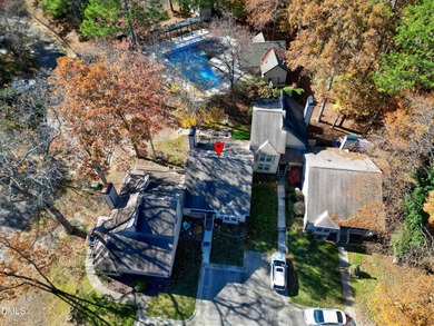 Enjoy relaxing everyday while viewing your own backyard POOL on Pine Hollow Golf Club in North Carolina - for sale on GolfHomes.com, golf home, golf lot