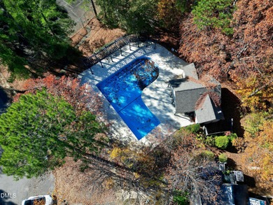 Enjoy relaxing everyday while viewing your own backyard POOL on Pine Hollow Golf Club in North Carolina - for sale on GolfHomes.com, golf home, golf lot