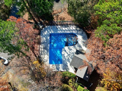 Enjoy relaxing everyday while viewing your own backyard POOL on Pine Hollow Golf Club in North Carolina - for sale on GolfHomes.com, golf home, golf lot