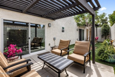 Stunning modern townhouse in prime McCormick Ranch location just on McCormick Ranch Golf Club in Arizona - for sale on GolfHomes.com, golf home, golf lot