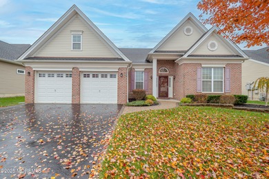 Built in 2014 here is the Bayhill you've been waiting for. Brick on Regency At Monroe Golf and Country Club in New Jersey - for sale on GolfHomes.com, golf home, golf lot