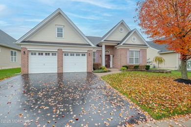 Built in 2014 here is the Bayhill you've been waiting for. Brick on Regency At Monroe Golf and Country Club in New Jersey - for sale on GolfHomes.com, golf home, golf lot