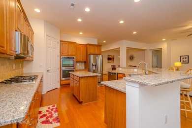 Built in 2014 here is the Bayhill you've been waiting for. Brick on Regency At Monroe Golf and Country Club in New Jersey - for sale on GolfHomes.com, golf home, golf lot