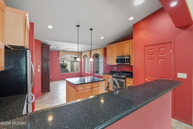 Expanded Laredo model with private casita in the gated, Quail on Quail Creek Country Club  in Arizona - for sale on GolfHomes.com, golf home, golf lot