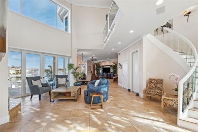 Welcome to a stunning custom waterfront home in the prestigious on Pasadena Yacht and Country Club in Florida - for sale on GolfHomes.com, golf home, golf lot