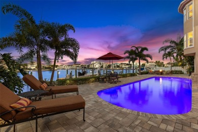 Welcome to a stunning custom waterfront home in the prestigious on Pasadena Yacht and Country Club in Florida - for sale on GolfHomes.com, golf home, golf lot
