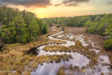 Creekfront Lot with Sunset Views in Arlington Place. At the edge on Minnesott Golf and Country Club in North Carolina - for sale on GolfHomes.com, golf home, golf lot