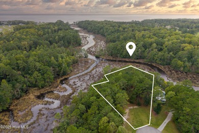 Creekfront Lot with Sunset Views in Arlington Place. At the edge on Minnesott Golf and Country Club in North Carolina - for sale on GolfHomes.com, golf home, golf lot