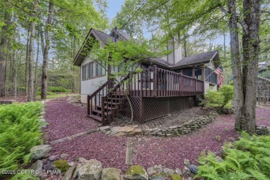 Discover the perfect blend of comfort and charm in this on Lake Naomi Timber Trails Golf Club in Pennsylvania - for sale on GolfHomes.com, golf home, golf lot
