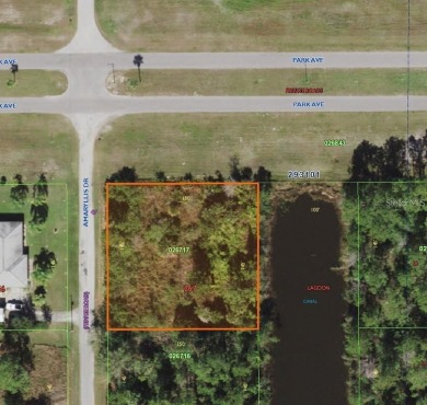 Canal front lot on Lake Walk-in-Water. This 1/2 acre lot has on Indian Lake Estates Golf and Country Club in Florida - for sale on GolfHomes.com, golf home, golf lot