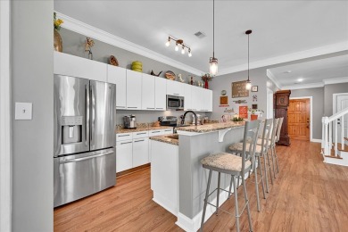 Enjoy true lock and go living in this beautiful gated, lakefront on The Patriot Golf Club At Grand Harbor in South Carolina - for sale on GolfHomes.com, golf home, golf lot