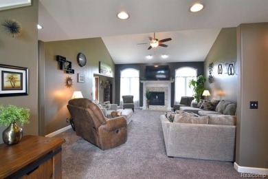 Welcome to this exceptional 4-bedroom, 2.5-bath custom home on Copper Ridge Golf Club in Michigan - for sale on GolfHomes.com, golf home, golf lot