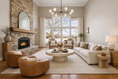 Perfectly positioned along the fairway in the gated Sand Creek on Sand Creek Golf and Country Club  in Indiana - for sale on GolfHomes.com, golf home, golf lot