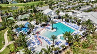 Welcome to Paradise! 1 bedroom, 1 bath Golf Villas within the on Ocean Village Golf Course in Florida - for sale on GolfHomes.com, golf home, golf lot