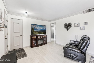 Welcome to this charming ''Sunlit Haven'' a 2BR/1 full bath/3/4 on PalmBrook Country Club in Arizona - for sale on GolfHomes.com, golf home, golf lot